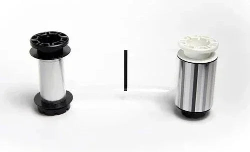Tractor fuel filter replacement parts for AGCO and EATON engines, black and white cylindrical filters