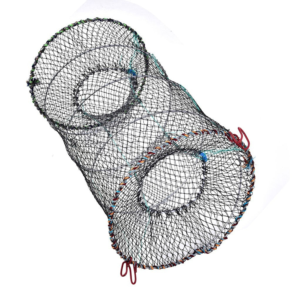 Foldable Lobster Crayfish Crab Crawfish Shrimp Fish Trap Fishing Net 50x90 cm