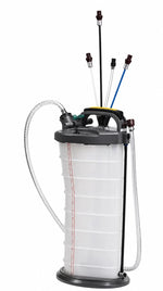 Portable pressure sprayer with multiple nozzles and flexible hoses for agricultural use