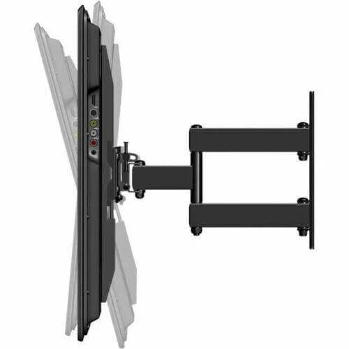 Full motion TV wall mount bracket for 40-70 inch flat panel TVs, side view