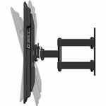 Full motion TV wall mount bracket for 40-70 inch flat panel TVs, adjustable arm design