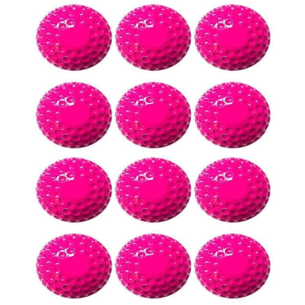 12 Pack bazooka balls Pitching Machine Baseballs,Dimpled Baseballs PINK - Australian Empire Shop
