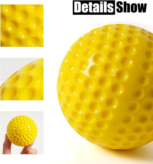 12 Pack bazooka balls Pitching Machine Baseballs,Dimpled Baseballs PINK - Australian Empire Shop