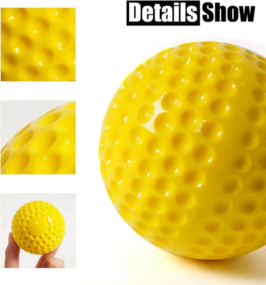 12 Pack bazooka balls Pitching Machine Baseballs,Dimpled Baseballs PINK - Australian Empire Shop