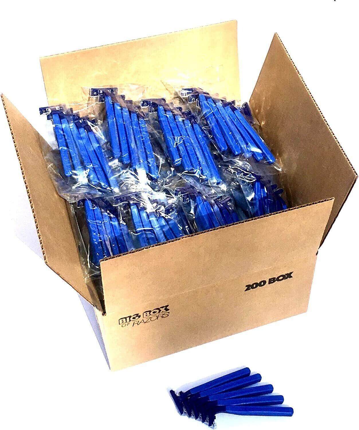 200 x Box of Razors Disposable Shavers High End Twin Blade for Men and Women - Australian Empire Shop