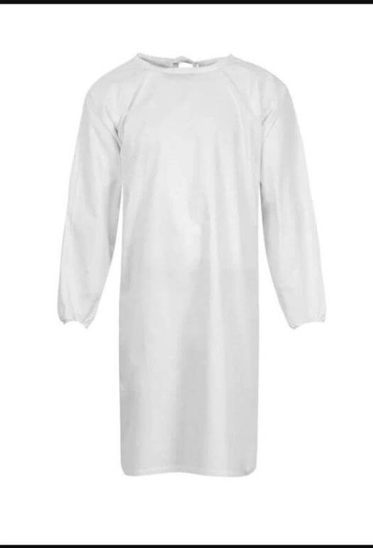26 PACK Patient Gown Long Sleeves Hospital Aged Care Robe 1 Size Non-woven TL018 - Australian Empire Shop