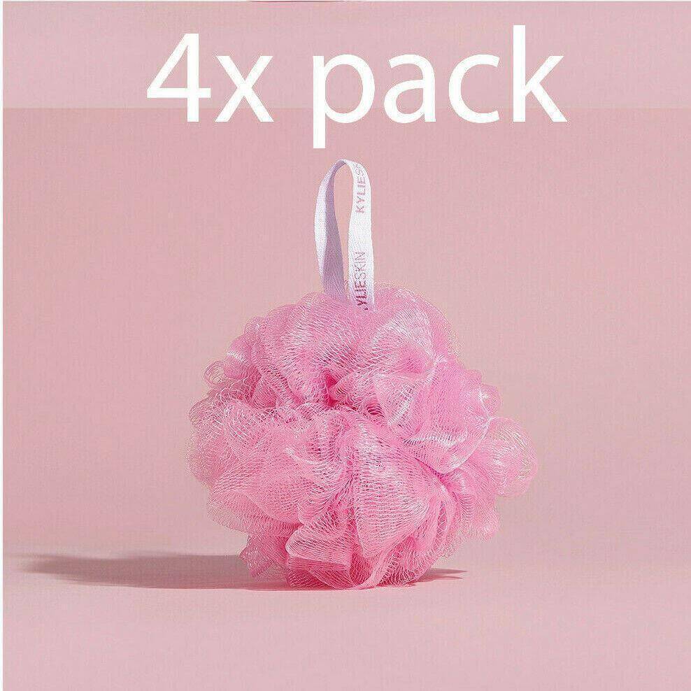 4x Kylie Skin Bath Puff Soft Ball Loofah Sponge Body Exfoliate Wash Shower USA - Australian Empire Shop