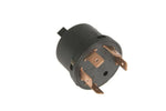 Black electrical switch commutator with copper terminals for tractor or machinery parts