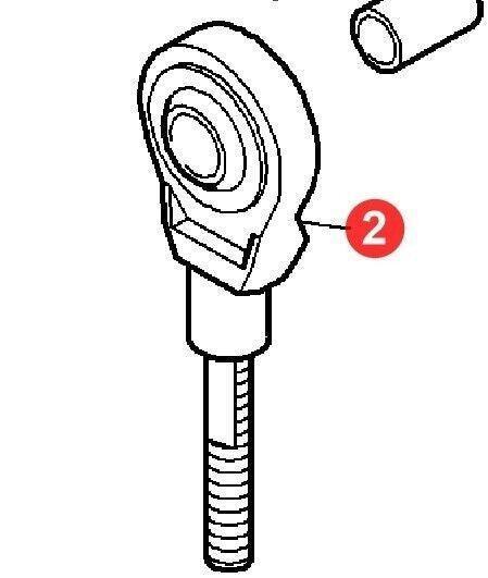 AGCO 3788389M91 END TOP LINK Massey Ferguson Challenger GENIUNE - Australian Empire Shop