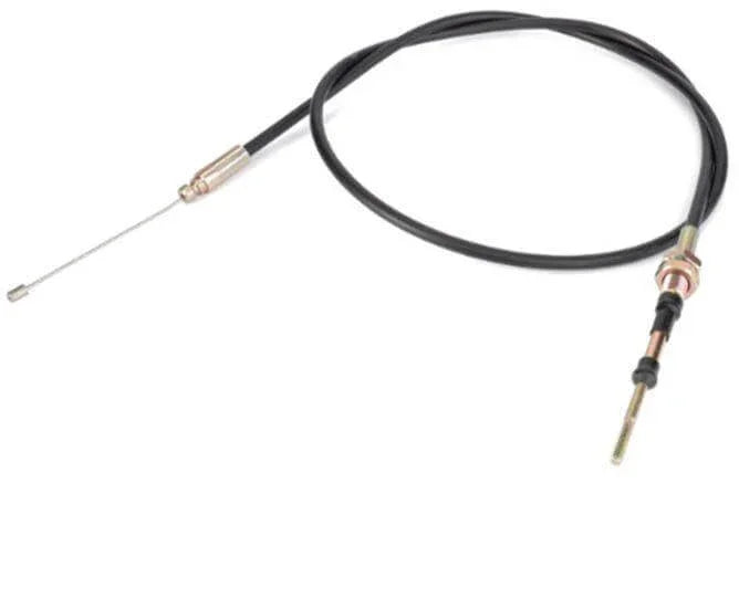 Replacement throttle control cable with metal connectors for tractor machinery