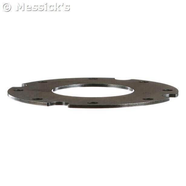 Steel clutch plate for tractor machinery, round with center hole and bolt slots