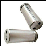 Metal tractor tree shaft with dual end holes, replacement part for AGCO, John Deere, Challenger, Massey Ferguson