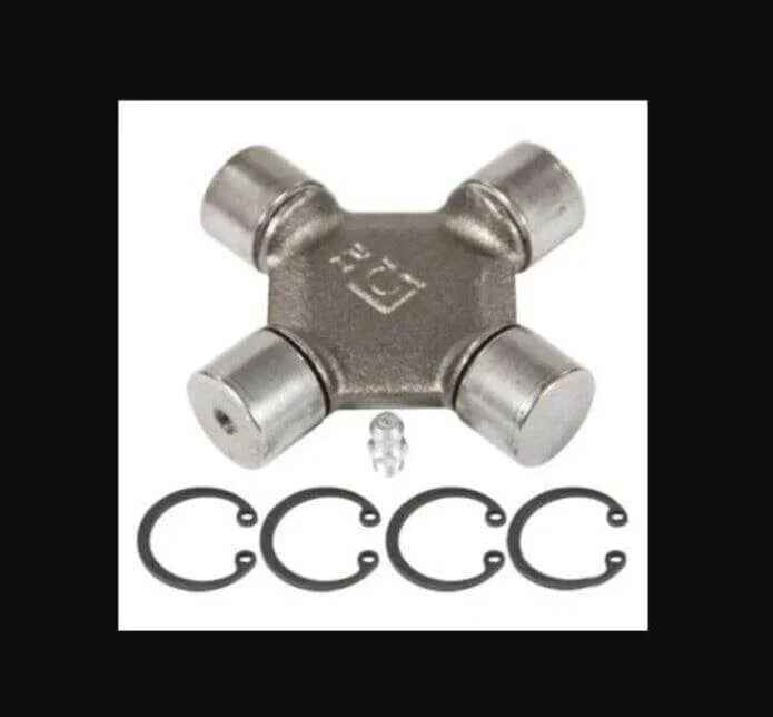 Universal cross kit and bearing clips for tractor, metal component with four circlips