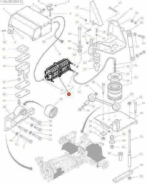 AGCO Suspension accumulator 4293526m92 Massey Ferguson Tractor Part Brand New - Australian Empire Shop
