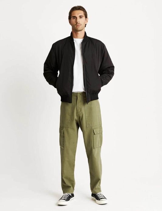 Article One Rowan Bomber Jacket in Black High quality mens Jacket - Australian Empire Shop