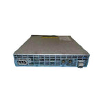 48V power supply module with vents, input, and output connectors, flat metal casing