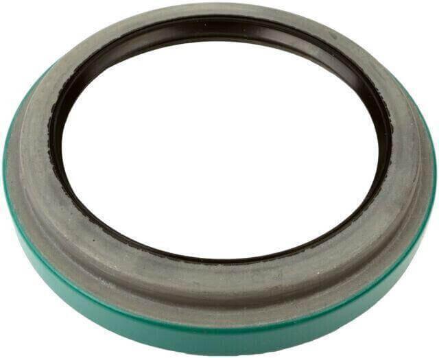 Engine crankshaft oil seal, metal and green rubber, replacement tractor part