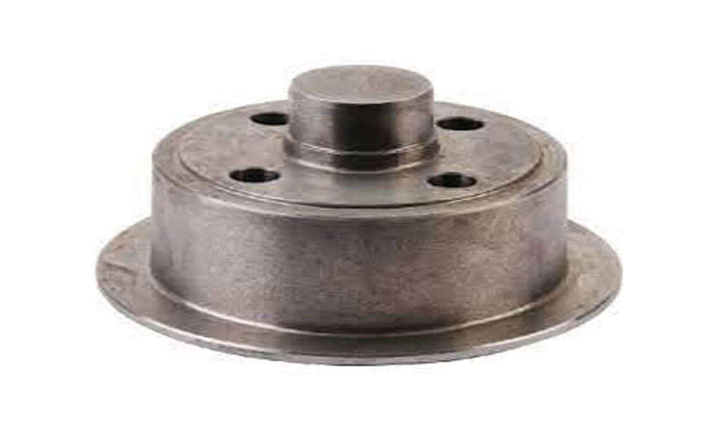 Metal tractor part component with four bolt holes, used in agricultural machinery repair