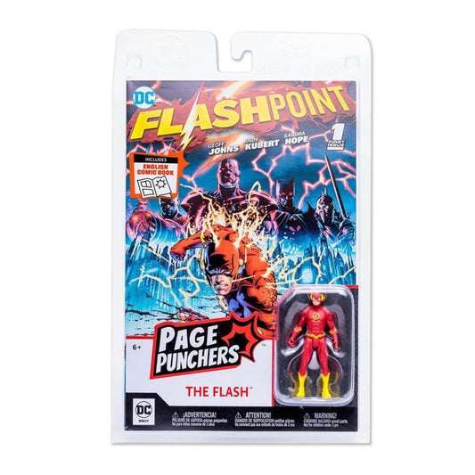 Flashpoint - The Flash with Comic Book Page Punchers 3” Scale Action Figure - Australian Empire Shop
