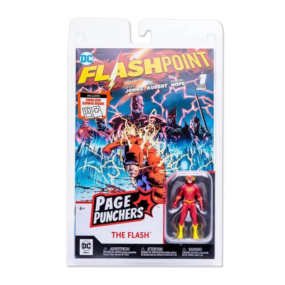 Flashpoint - The Flash with Comic Book Page Punchers 3” Scale Action Figure - Australian Empire Shop