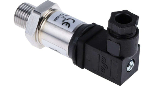 10 bar pressure sensor with G1/4 connection and black plastic connector