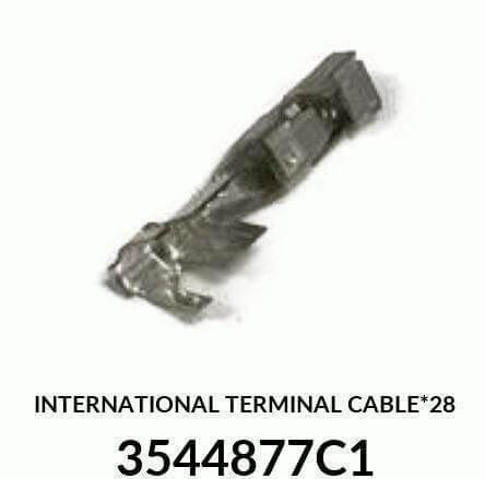 International terminal cable 3544877C1 metal connector for truck parts, new in package