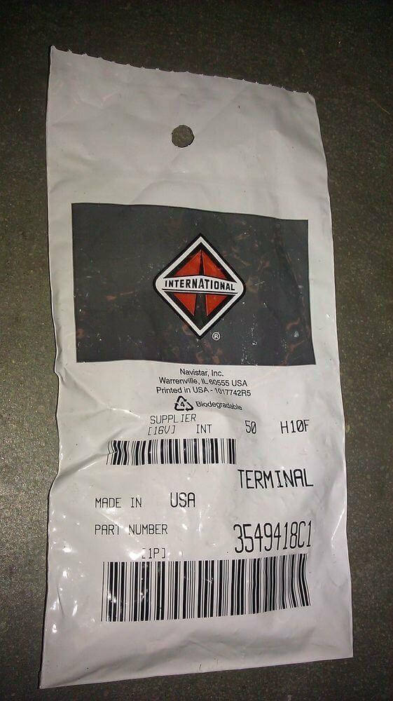 GENUINE INTERNATIONAL TERMINAL 3549418C1 NEW IN PACKAGE -50 PACK - Australian Empire Shop