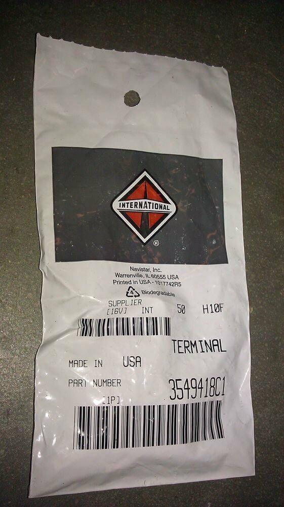 GENUINE INTERNATIONAL TERMINAL 3549418C1 NEW IN PACKAGE -50 PACK - Australian Empire Shop