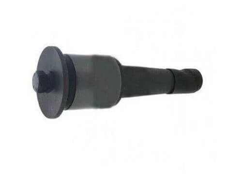 Heavy-duty black torque rod bushing with bolt, used in truck suspension repair