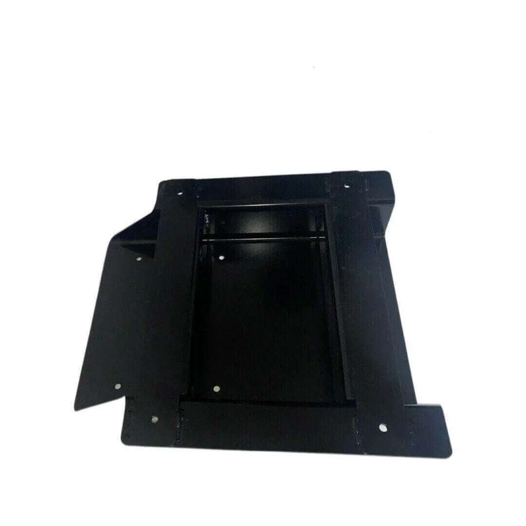 Black metal truck bracket with mounting holes for International Navistar vehicle