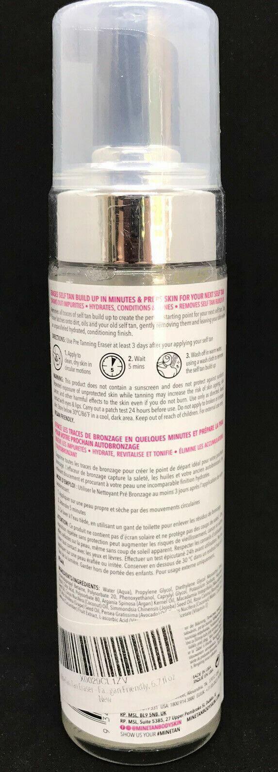 MineTan Salon Professional Formula Cleansing Tan Eraser Prep & Prime 200ml New - Australian Empire Shop