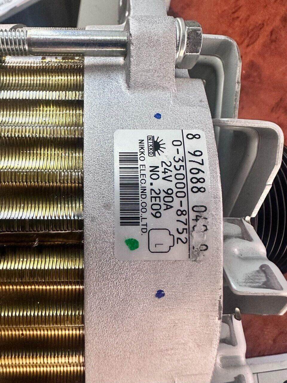 Nikko Genuine Quality Alternator 24V 90AMP Isuzu FTR900 6HK1 , 0-35000-8752 - Australian Empire Shop