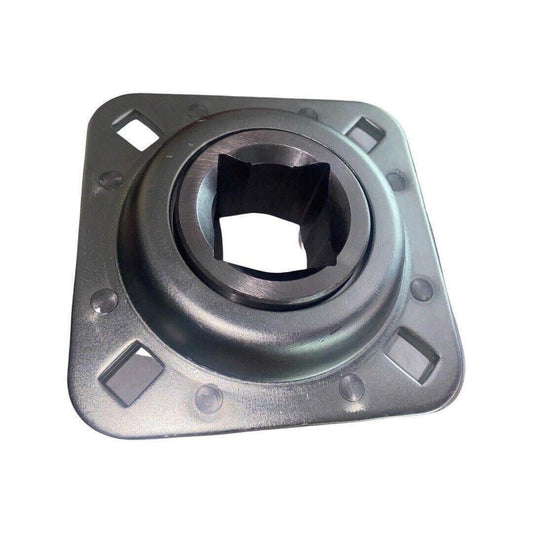 Square flange mount bearing metal disc replacement part for agricultural equipment