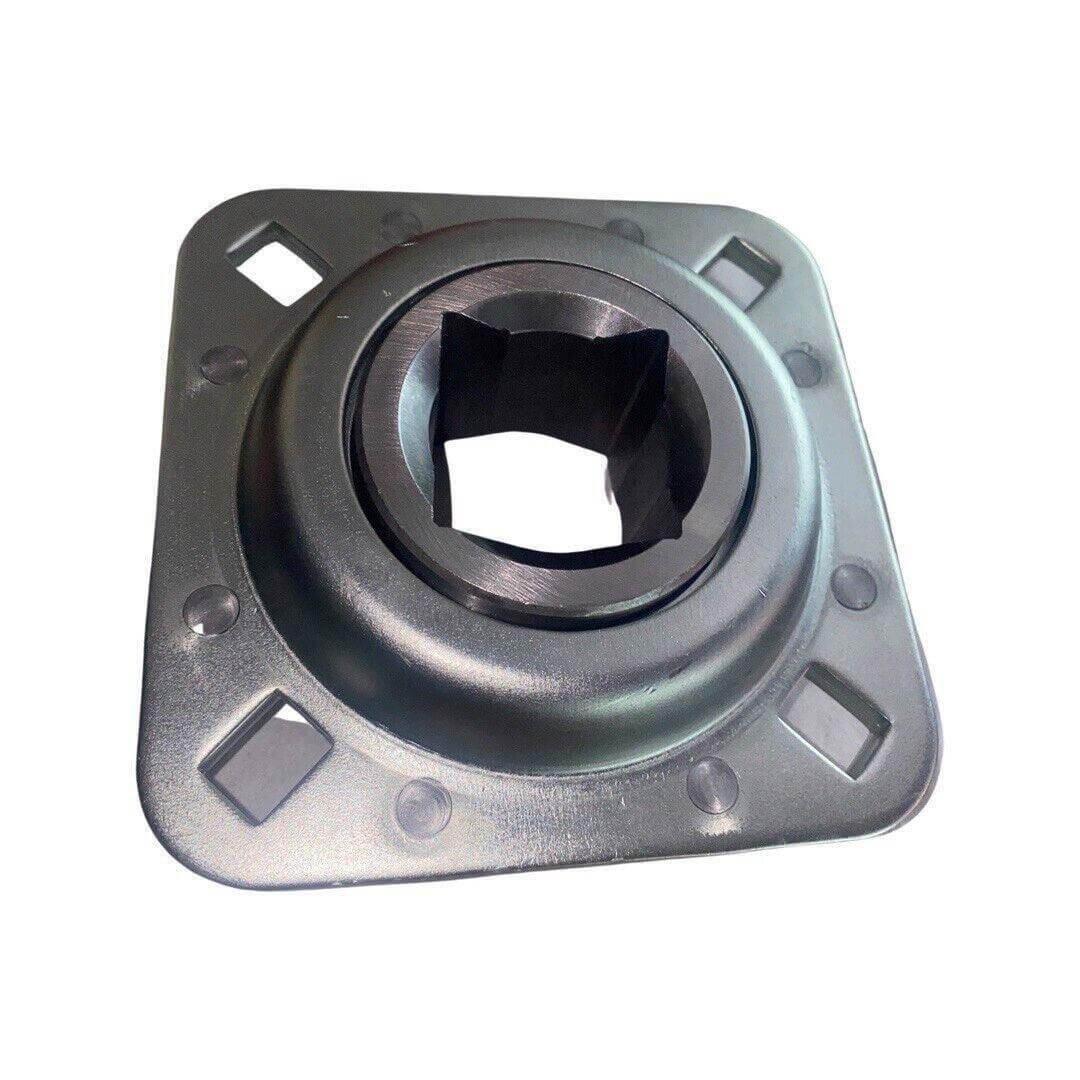 Square flange mount bearing metal disc replacement part for agricultural equipment