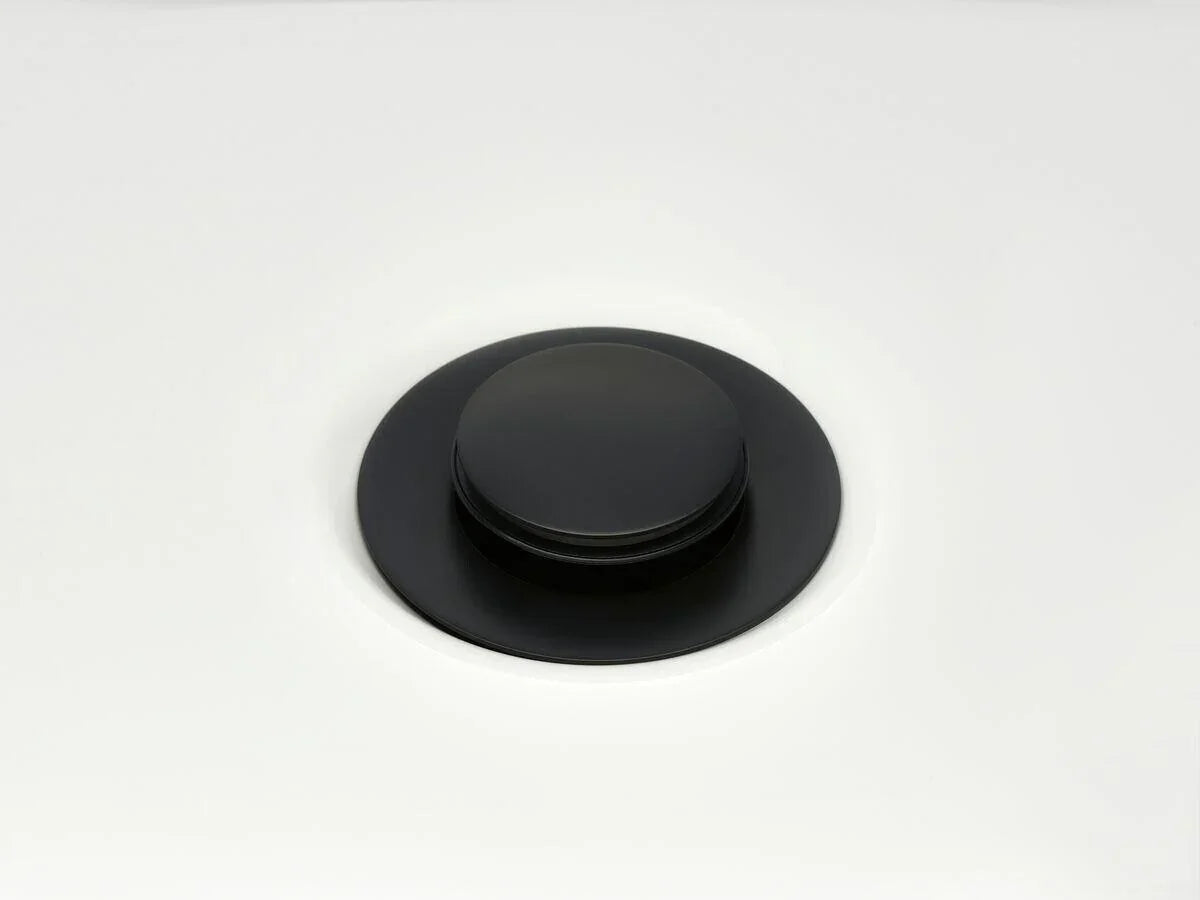 Raymor Pop-Up Plug Waste w/Hair Catcher Basin Push Plug Drain 32mm Matte Black - Australian Empire Shop