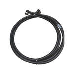 RF coaxial jumper cable with LCF 1/2 connectors, 5 meters, male angle-DIN male angle, designed for high-frequency RF signal transmission in communication systems