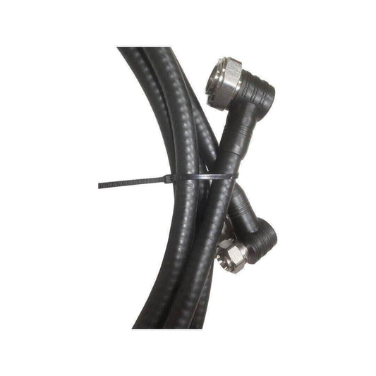 RF Coaxial Jumper Cable LCF 1/2 with 5M length and 4310 Male Angel-DIN Male Angel connectors for high frequency signal transmission