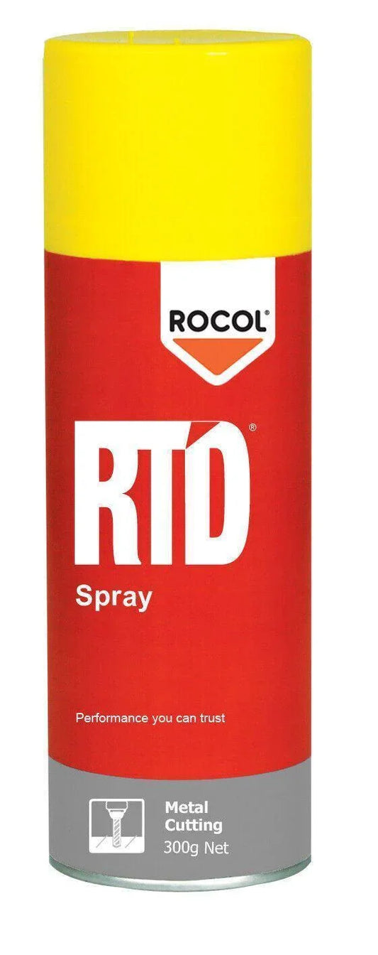 RTD metal cutting lubricant spray can, 300g, for reaming, tapping, drilling applications.