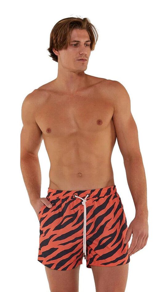 Skwosh Club MEN’S Shorts TIGER KING Smile Swim Short High Quality - Australian Empire Shop