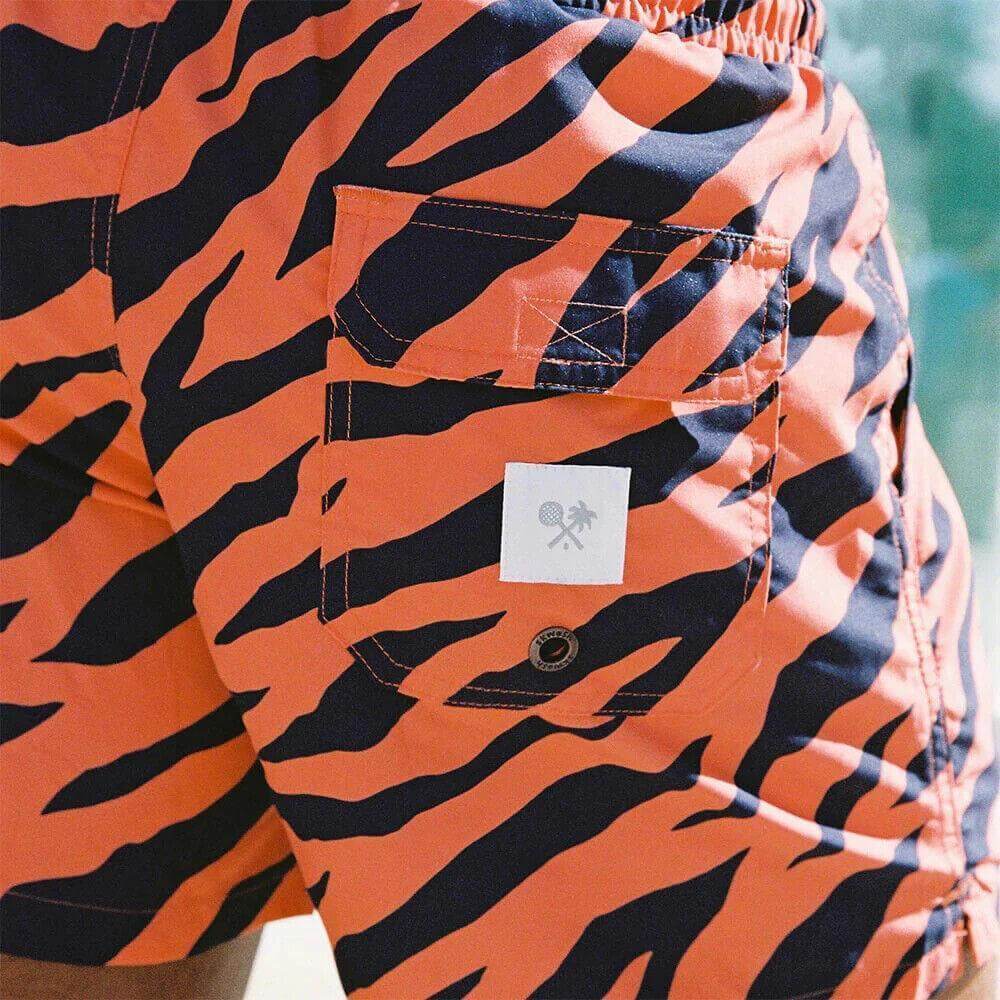 Skwosh Club MEN’S Shorts TIGER KING Smile Swim Short High Quality - Australian Empire Shop