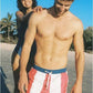 Skwosh Club MENS Shorts French Riviera Stripe Swim Short High Quality - Australian Empire Shop