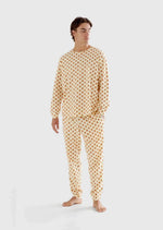 sleepwear set Long Sleeve Tshirt Loose Pyjama Set pant Made Turky 100% Cotton - Australian Empire Shop