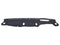Black dashboard cover mat with cutouts for car interior protection and styling