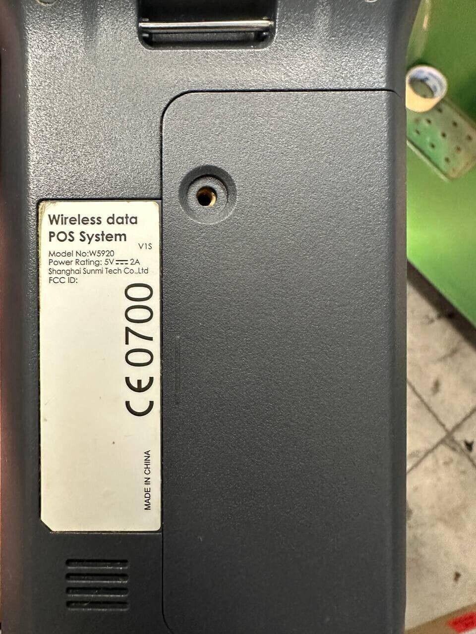 Sunmi V1 android pos system just for parts + charger, w5920, most of them works - Australian Empire Shop