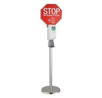 Touchless Automatic HAND SANITISER Soap Dispenser with Floor Stand Chrome - Australian Empire Shop