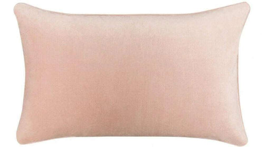 Vintage pink velvet cotton pillowcase with soft texture, king size bedding accessory