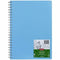 Derwent Academy A4 wire-bound art diary with light blue cover for sketching and drawing