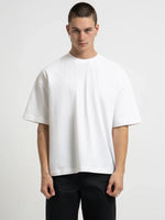 Weekend Cartel Classic T-Shirt in White Short sleeve crew neckline - Australian Empire Shop