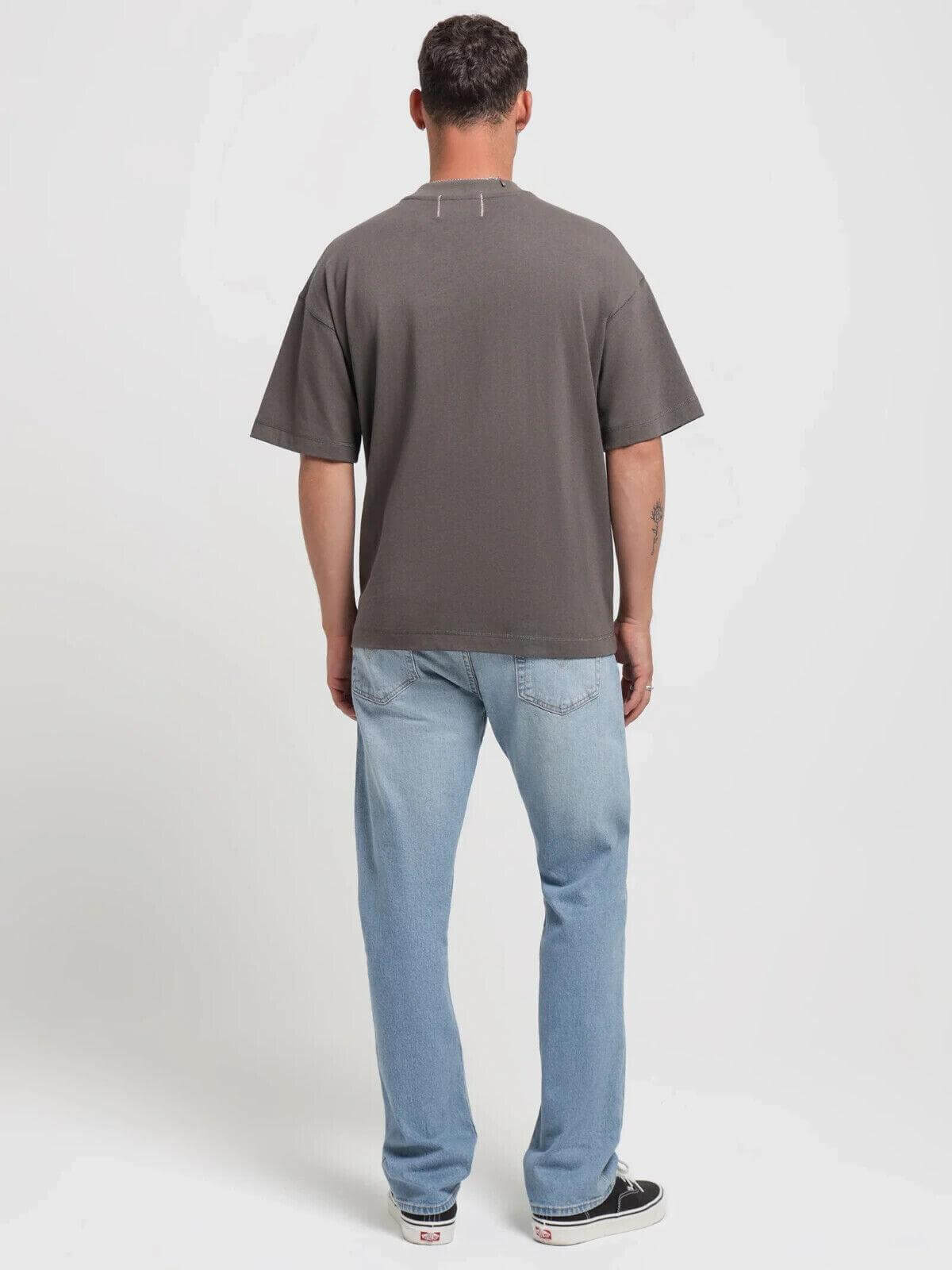 Weekend Cartel Classic T-Shirt in White Short sleeve crew neckline - Australian Empire Shop