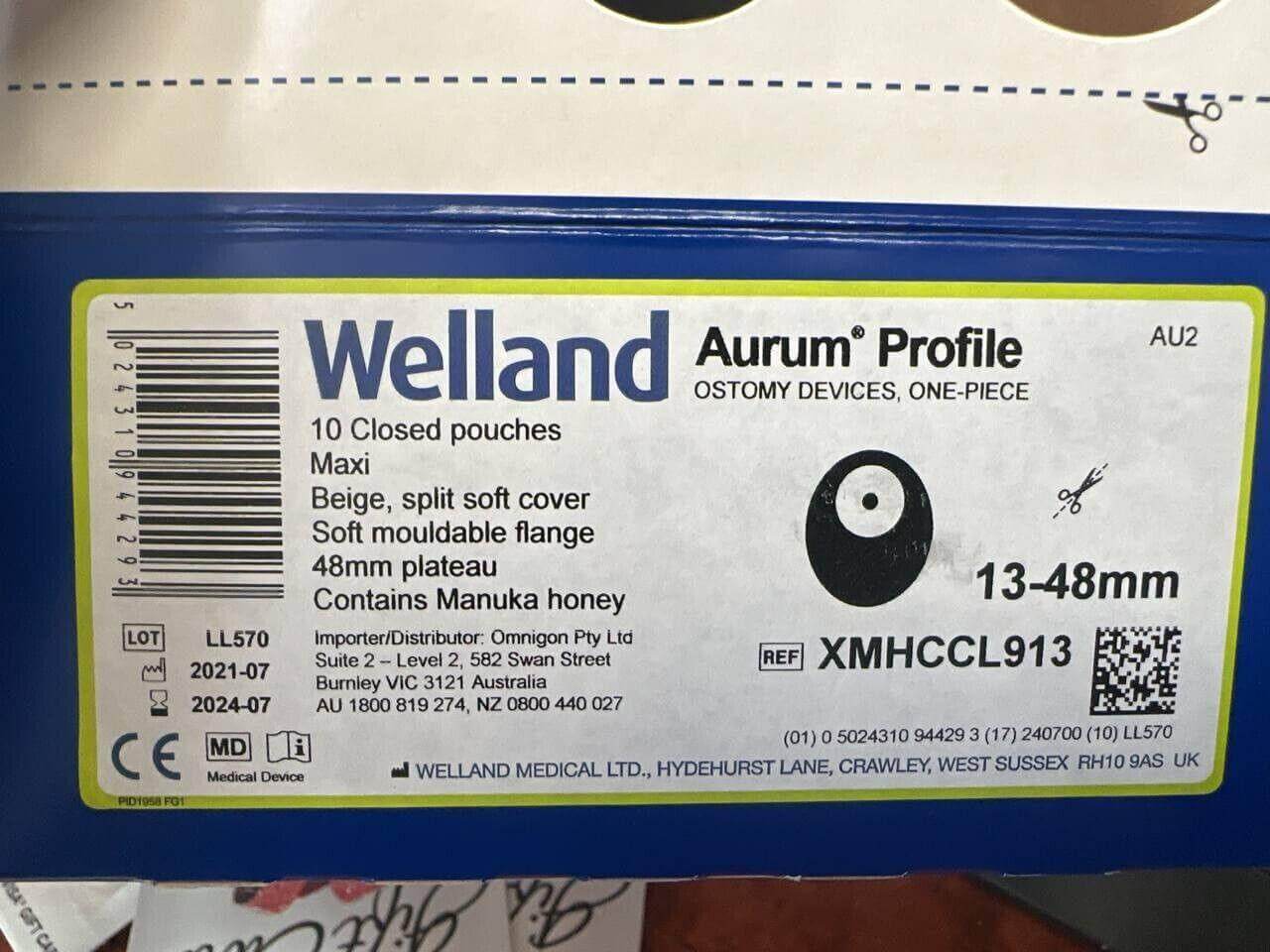 WELLAND 10x Closed pouches maxi 13-48 mm 360ml split Fabric soft cover honey - Australian Empire Shop
